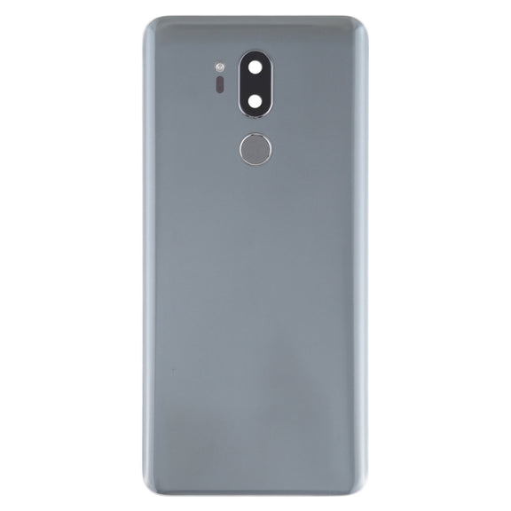 Battery Back Cover with Camera Lens & Fingerprint Sensor for LG G7 ThinQ / G710 / G710EM / G710PM / G710VMP(Silver)