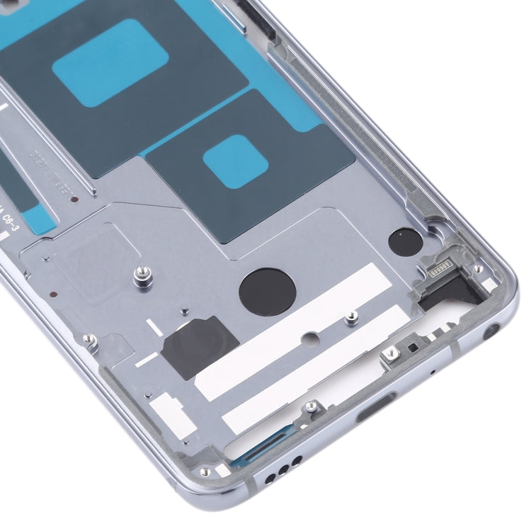 Front Housing LCD Frame Bezel Plate for LG G7 ThinQ / G710 (Silver)