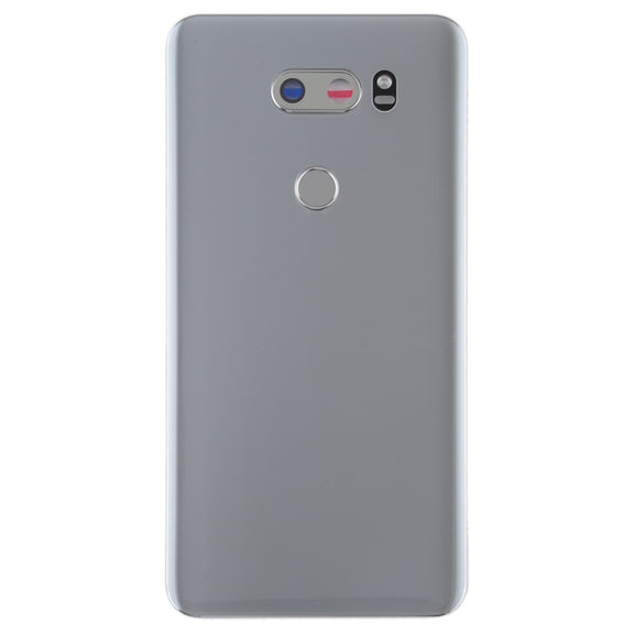 Battery Back Cover with Camera Lens & Fingerprint Sensor for LG V30 / VS996 / LS998U / H933 / LS998U / H930(Silver)