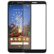 Front Screen Outer Glass Lens for Google Pixel 3a(Black)