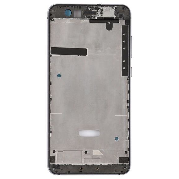 Middle Frame Bezel Plate with Side Keys for Huawei P10 Lite(Black)
