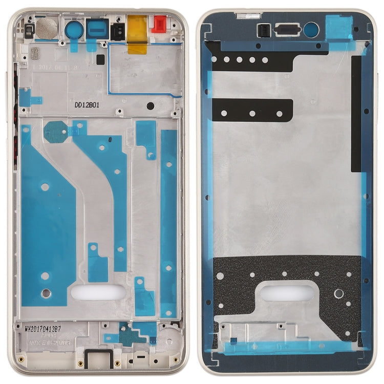 Middle Frame Bezel Plate with Side Keys for Huawei Honor 8 Lite(Gold)