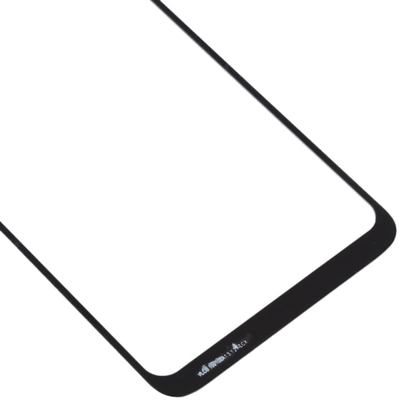 Front Screen Outer Glass Lens for Xiaomi Mi CC9e / Mi A3(Black)