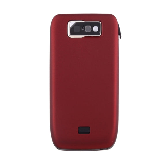 Full Housing Cover (Front Cover + Middle Frame Bezel + Battery Back Cover + Keyboard) for Nokia E63(Red)