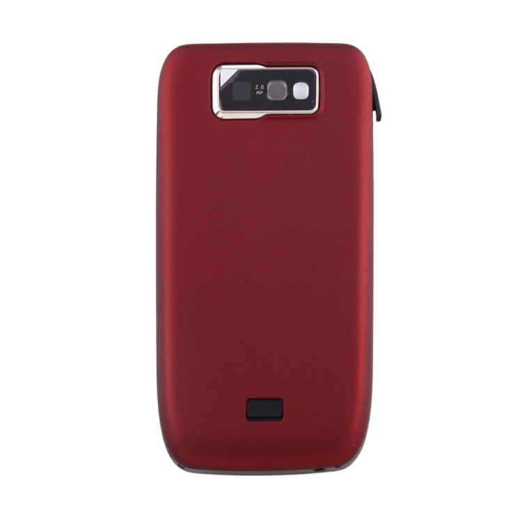 Full Housing Cover (Front Cover + Middle Frame Bezel + Battery Back Cover + Keyboard) for Nokia E63(Red)