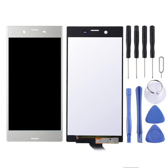 Original LCD Screen + Original Touch Panel for Sony Xperia XZ(Silver)