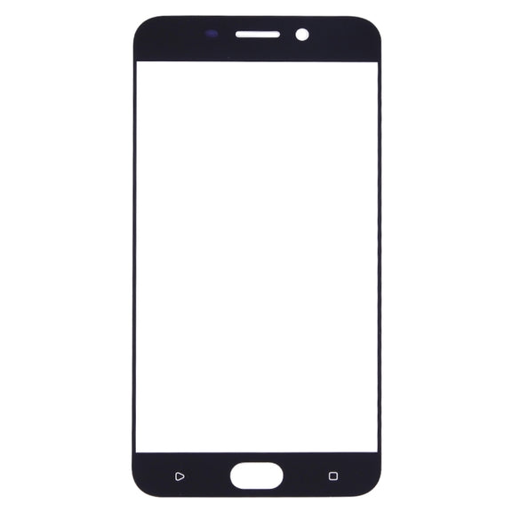 For OPPO R9s Front Screen Outer Glass Lens (White)