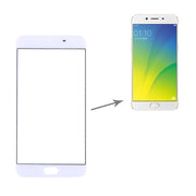 For OPPO R9s Front Screen Outer Glass Lens (White)