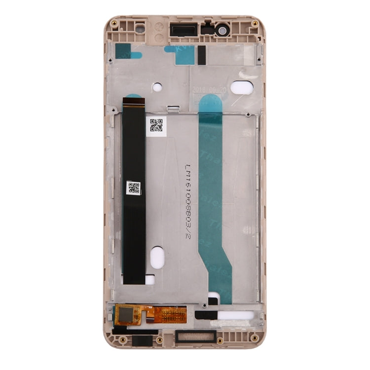 OEM LCD Screen for Asus ZenFone 3 Max / ZC520TL / X008D Digitizer Full Assembly with Frame���Gold)