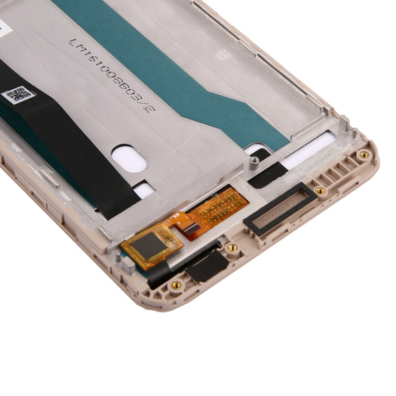 OEM LCD Screen for Asus ZenFone 3 Max / ZC520TL / X008D Digitizer Full Assembly with Frame���Gold)