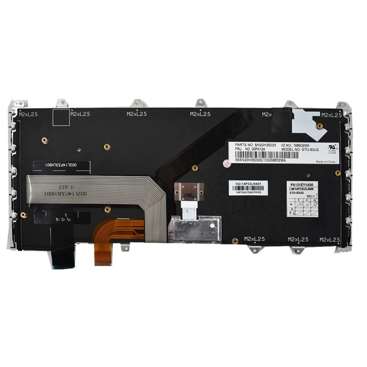 US Version Keyboard for Lenovo IBM ThinkPad Yoga 260 12.5 Inch