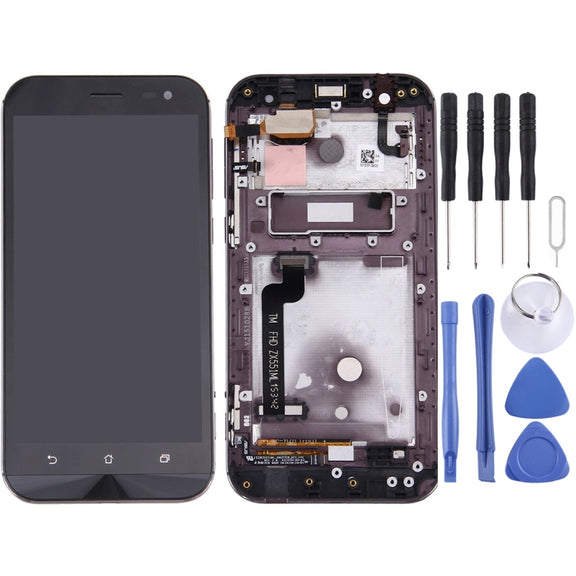 OEM LCD Screen for ASUS ZenFone Zoom 5.5 inch / ZX551ML  Digitizer Full Assembly with Frame���Black)