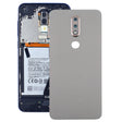 Battery Back Cover for Nokia 7.1(Silver) - Back Cover by PMC TechLife | Online Shopping South Africa | PMC TechLife