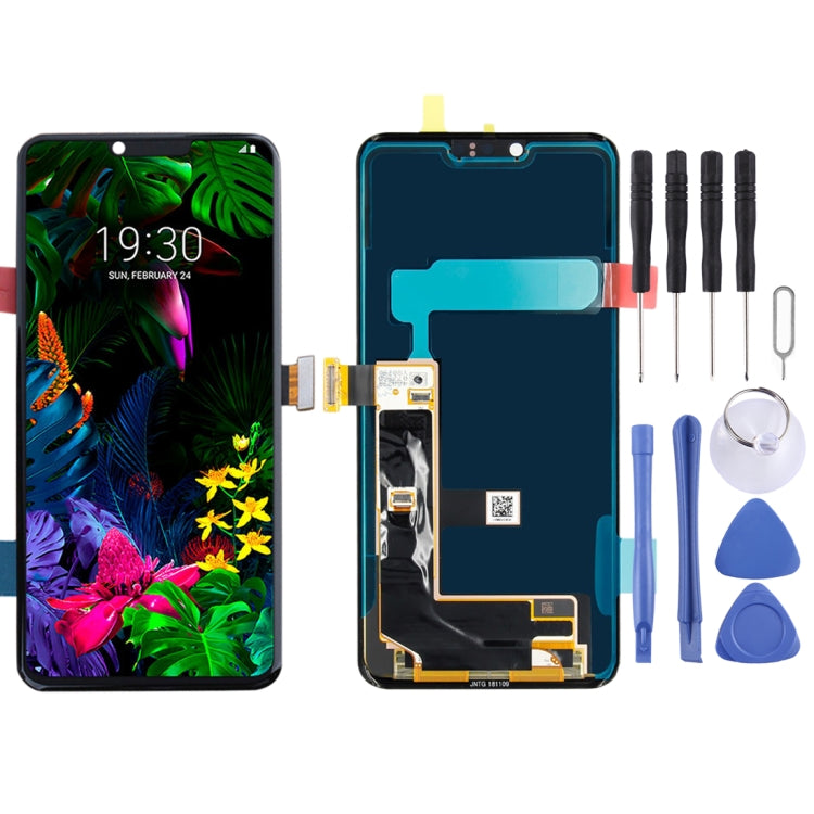 Original LCD Screen for LG G8 ThinQ / G820QM / G820V / G820N / G820UM with Digitizer Full Assembly(Black)