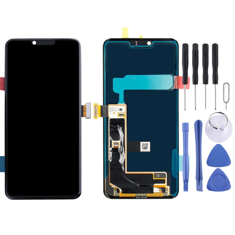 Original LCD Screen for LG G8 ThinQ / G820QM / G820V / G820N / G820UM with Digitizer Full Assembly(Black)