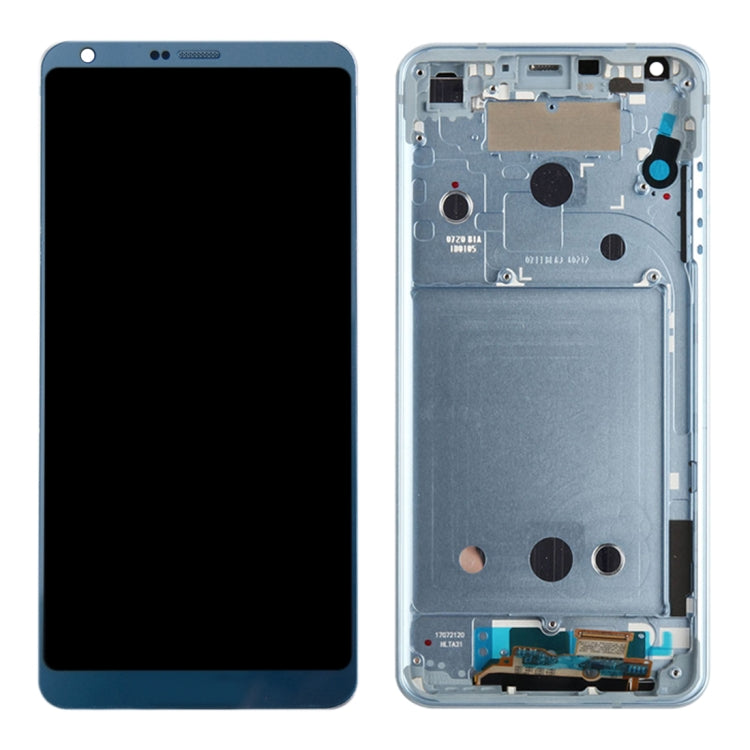 Original LCD Screen for for LG G6 / H870 / H870DS / H872 / LS993 / VS998 / US997 Digitizer Full Assembly with Frame(Blue)