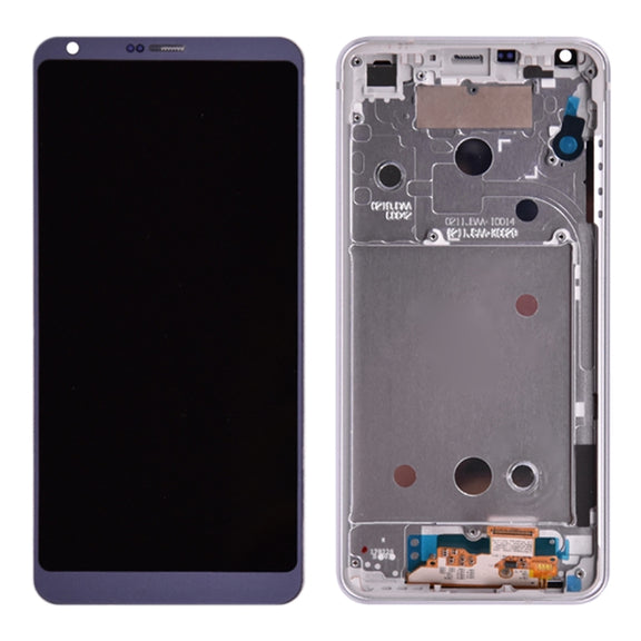Original LCD Screen for for LG G6 / H870 / H870DS / H872 / LS993 / VS998 / US997 Digitizer Full Assembly with Frame(Purple)