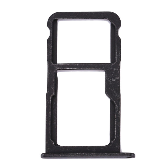 For Huawei Honor 8 Lite / P8 Lite 2017 SIM Card Tray & SIM / Micro SD Card Tray(Black)