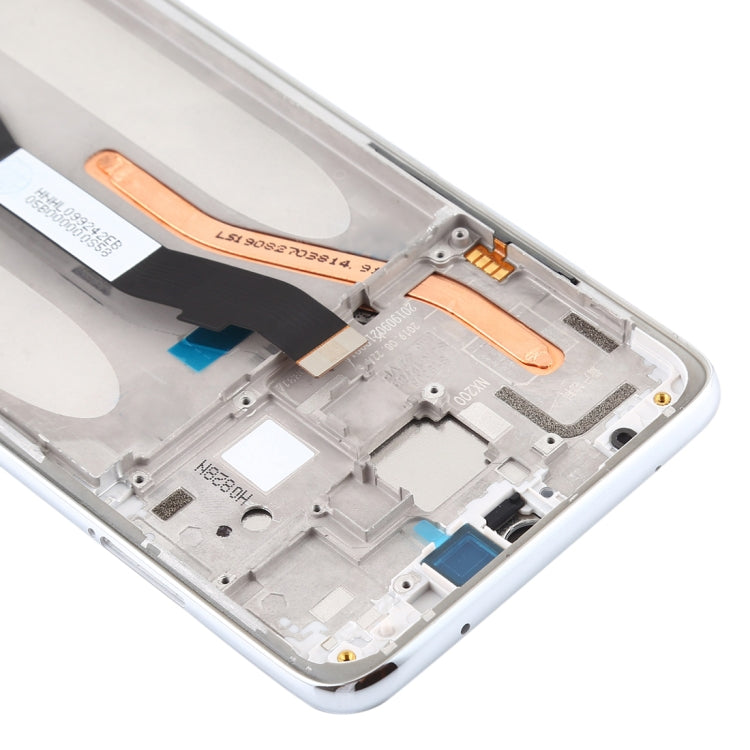 TFT LCD Screen for Xiaomi Redmi Note 8 Pro Digitizer Full Assembly with Frame (Double SIM Card Version)(White)