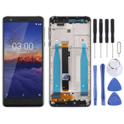 TFT LCD Screen for Nokia 3.1 TA-1049 TA-1057 TA-1063 TA-1070 Digitizer Full Assembly with Frame & Side Keys (Black)