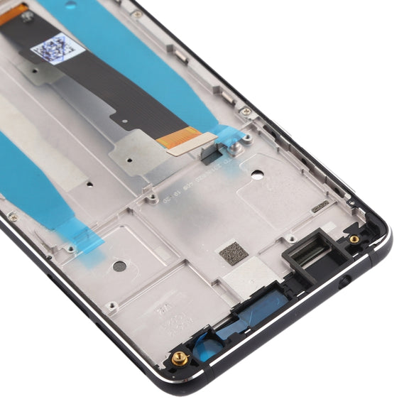 TFT LCD Screen for Nokia 3.1 TA-1049 TA-1057 TA-1063 TA-1070 Digitizer Full Assembly with Frame & Side Keys (Black)