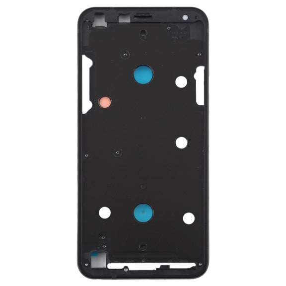 Front Housing LCD Frame Bezel Plate for LG Q7 / Q610 / Q7 Plus / Q725 / Q720 / Q7A / Q7 Alpha(Black)