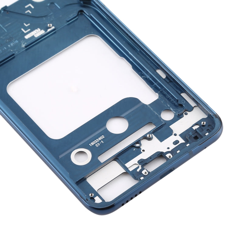 Front Housing LCD Frame Bezel Plate for LG V35 ThinQ (Blue)