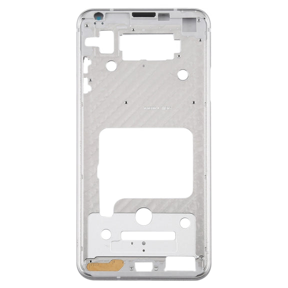 Front Housing LCD Frame Bezel Plate for LG V35 ThinQ (Silver)