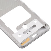 Front Housing LCD Frame Bezel Plate for LG V35 ThinQ (Silver)
