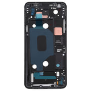 Front Housing LCD Frame Bezel Plate for LG Q Stylo 4 Q710 Q710MS Q710CS (Black)