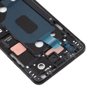 Front Housing LCD Frame Bezel Plate for LG Q Stylo 4 Q710 Q710MS Q710CS (Black)