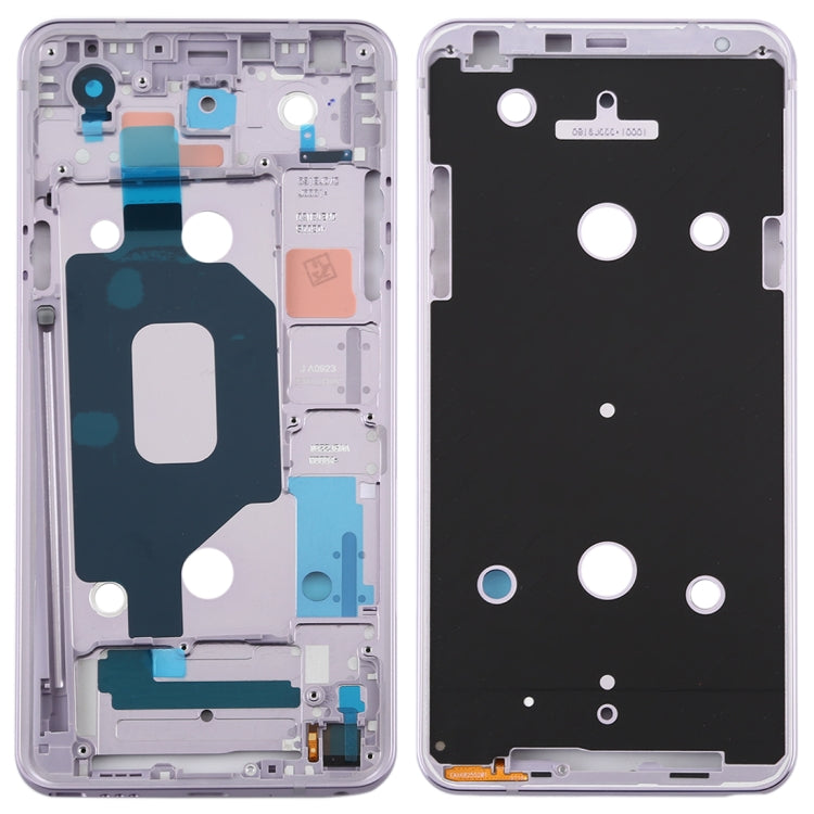 Front Housing LCD Frame Bezel Plate for LG Q Stylo 4 Q710 Q710MS Q710CS (Purple)