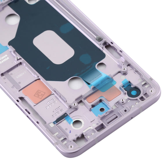 Front Housing LCD Frame Bezel Plate for LG Q Stylo 4 Q710 Q710MS Q710CS (Purple)