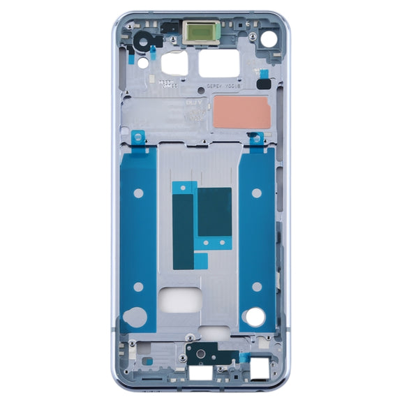Front Housing LCD Frame Bezel Plate for LG Q70 (Baby Blue)