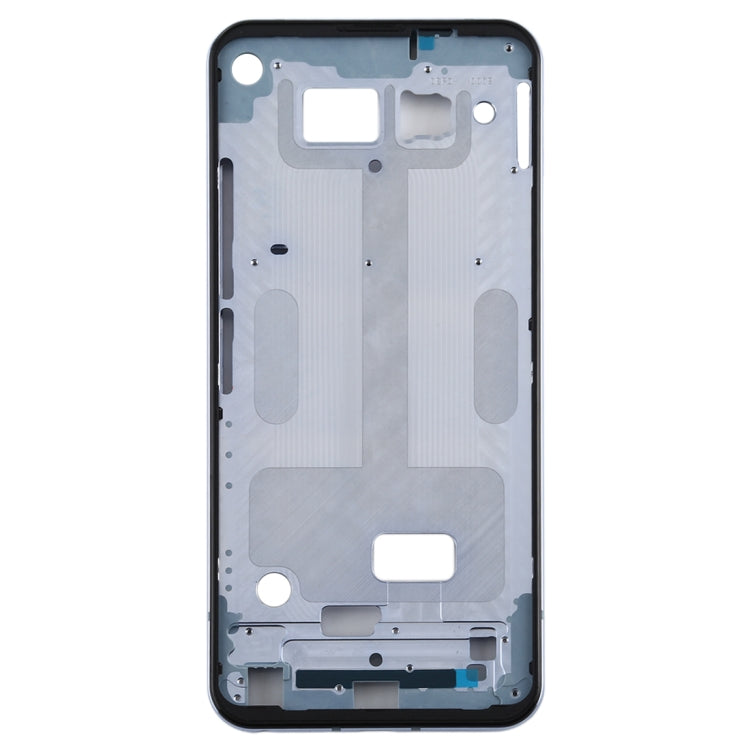 Front Housing LCD Frame Bezel Plate for LG Q70 (Baby Blue)