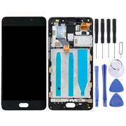 TFT LCD Screen for Meizu M6 Note Digitizer Full Assembly with Frame(Black)