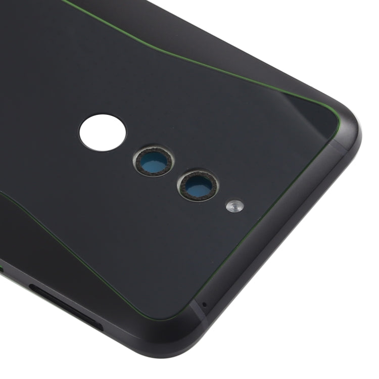 Original Middle Frame Bezel Plate + Battery Back Cover for Xiaomi Black Shark Helo(Black)