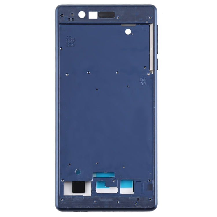 Front Housing LCD Frame Bezel Plate for Nokia 3 / TA-1020 TA-1028 TA-1032 TA-1038 (Blue)