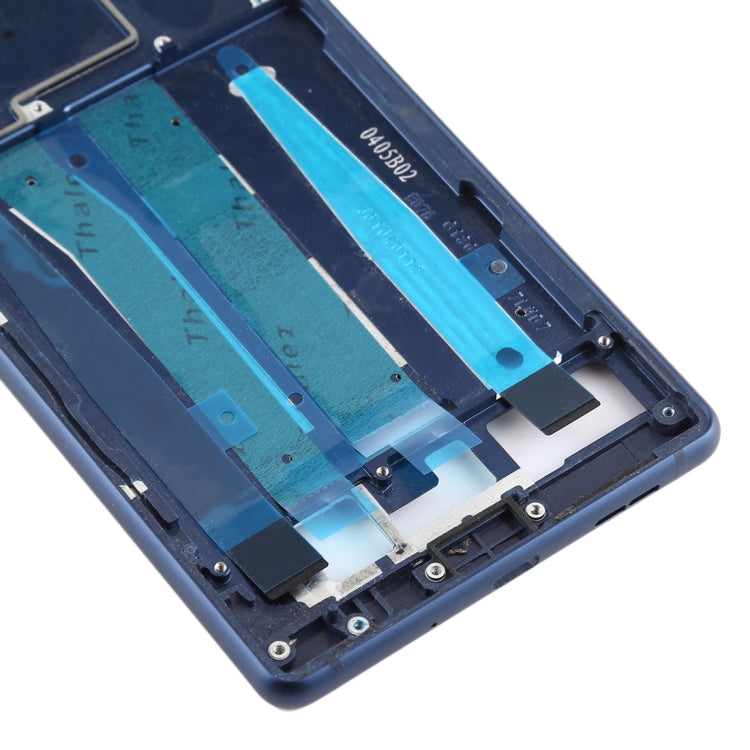 Front Housing LCD Frame Bezel Plate for Nokia 3 / TA-1020 TA-1028 TA-1032 TA-1038 (Blue)