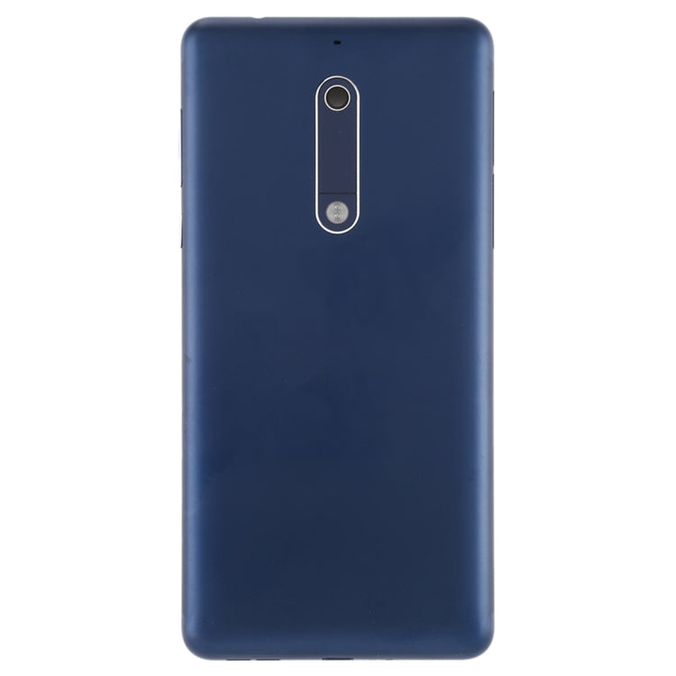 Battery Back Cover with Camera Lens & Side Keys for Nokia 5(Blue)