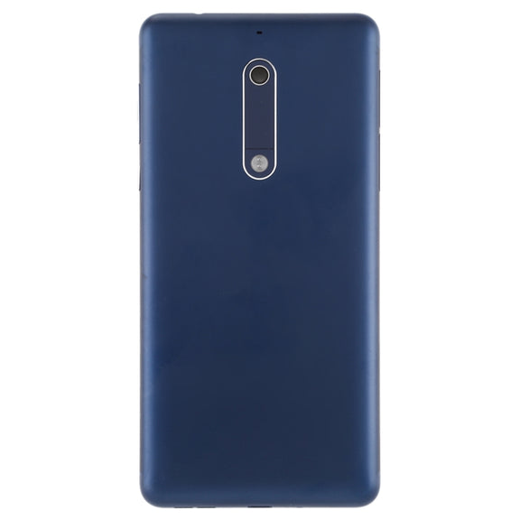 Battery Back Cover with Camera Lens & Side Keys for Nokia 5(Blue)