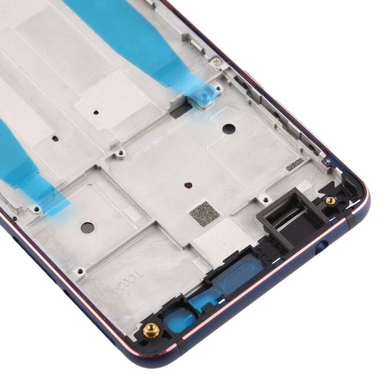 Front Housing LCD Frame Bezel Plate for Nokia 3.1 TA-1049 TA-1057 TA-1063 TA-1070 (Blue)