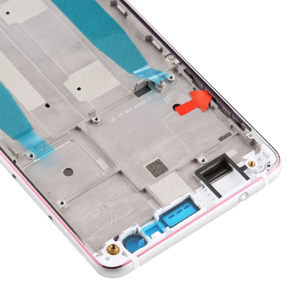 Front Housing LCD Frame Bezel Plate for Nokia 3.1 TA-1049 TA-1057 TA-1063 TA-1070 (White)