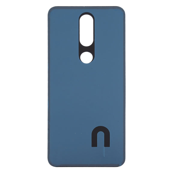 Battery Back Cover for Nokia 7.1 / TA-1100 TA-1096 TA-1095 TA-1085 TA-1097(Black)