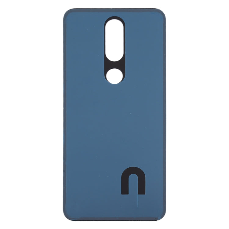 Battery Back Cover for Nokia 7.1 / TA-1100 TA-1096 TA-1095 TA-1085 TA-1097(Black)