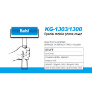 Kaisi 1303 Silicone Roller Tool Mobile Cell Phone Screen Protector Pasting Roller Wheel LCD OCA Polarizing Tools