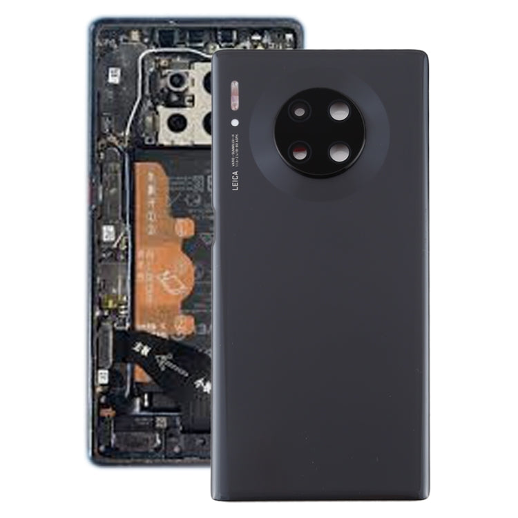 Original Battery Back Cover with Camera Lens for Huawei Mate 30 Pro(Black)