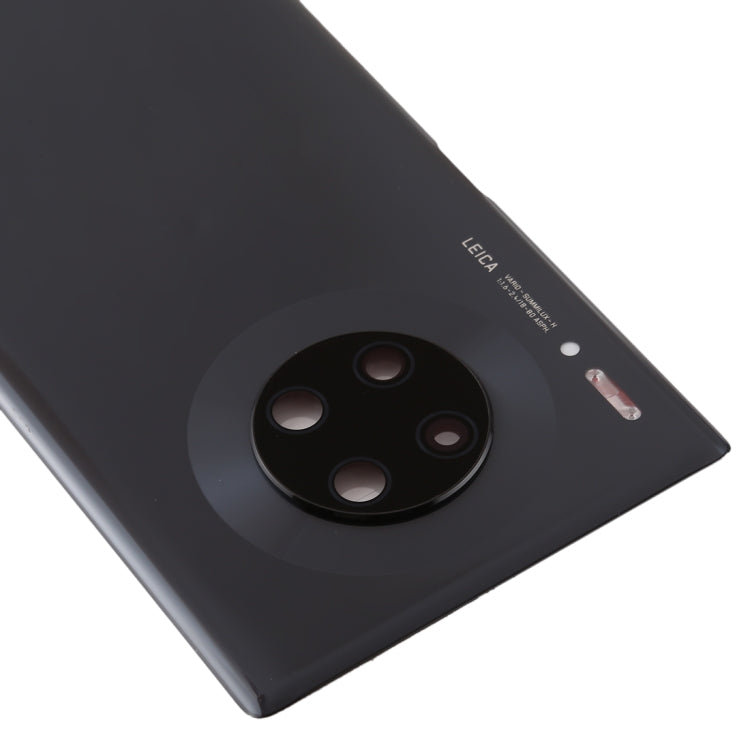 Original Battery Back Cover with Camera Lens for Huawei Mate 30 Pro(Black)
