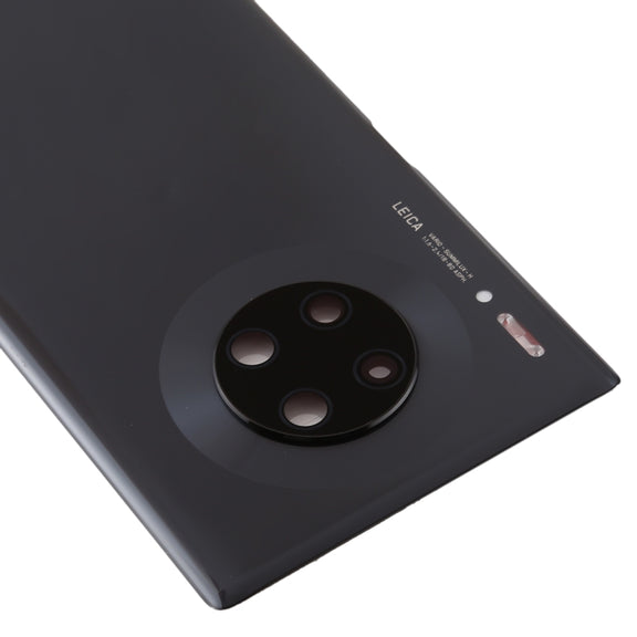 Original Battery Back Cover with Camera Lens for Huawei Mate 30 Pro(Black)