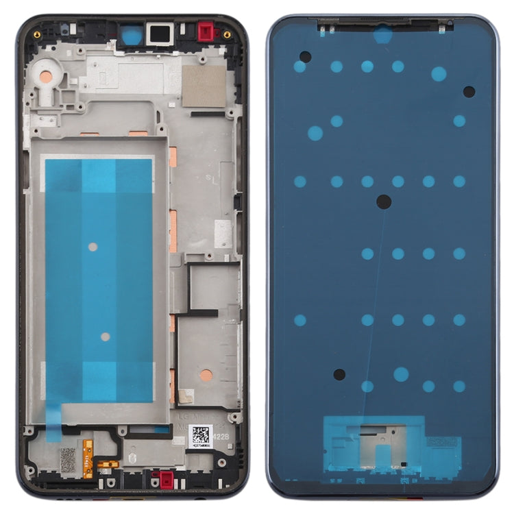Front Housing LCD Frame Bezel Plate for LG K50 / K12 MAX / LMX520BMW / LMX520EMW(Single SIM Version)(Black)